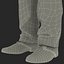 European Businessman with Hair 3D Model
