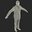 European Businessman with Hair 3D Model