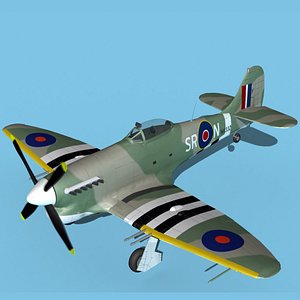 3D Hawker Hawker Tempest MK1 V09