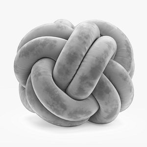 3D Velvet Knot Pillow