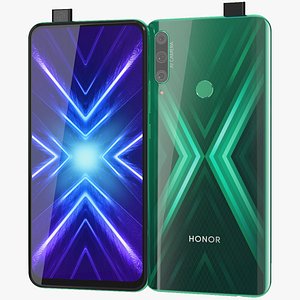 3D realistic honor 9x green