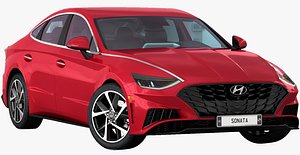 Hyundai Sonata 2020 US Version (Low Interior)