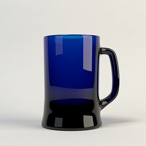 3d beer glass