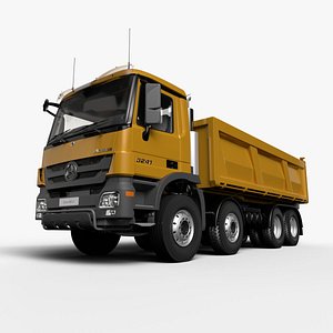 3D Mercedes Actros 3241-K 8x4 Meiller