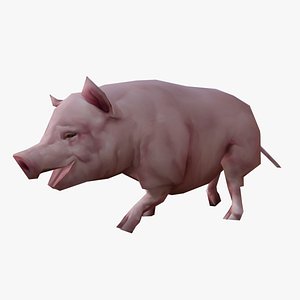 Animated pig
