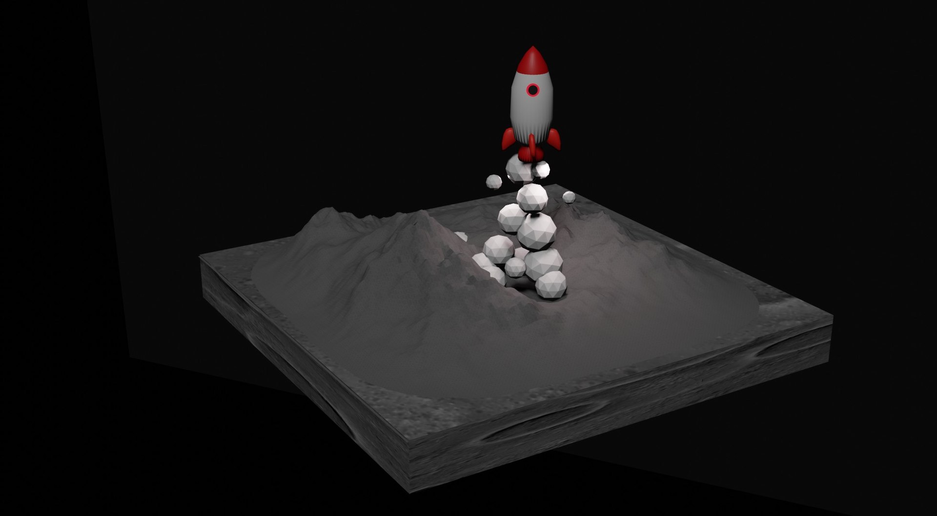 lowpoly rocket launches on the moon 3D model https://p.turbosquid.com/ts-thumb/vd/0Nnozg/lq/rocket1/jpg/1641020201/1920x1080/fit_q87/f9bf227224519884e5fcca4b181f9baad58c9b61/rocket1.jpg