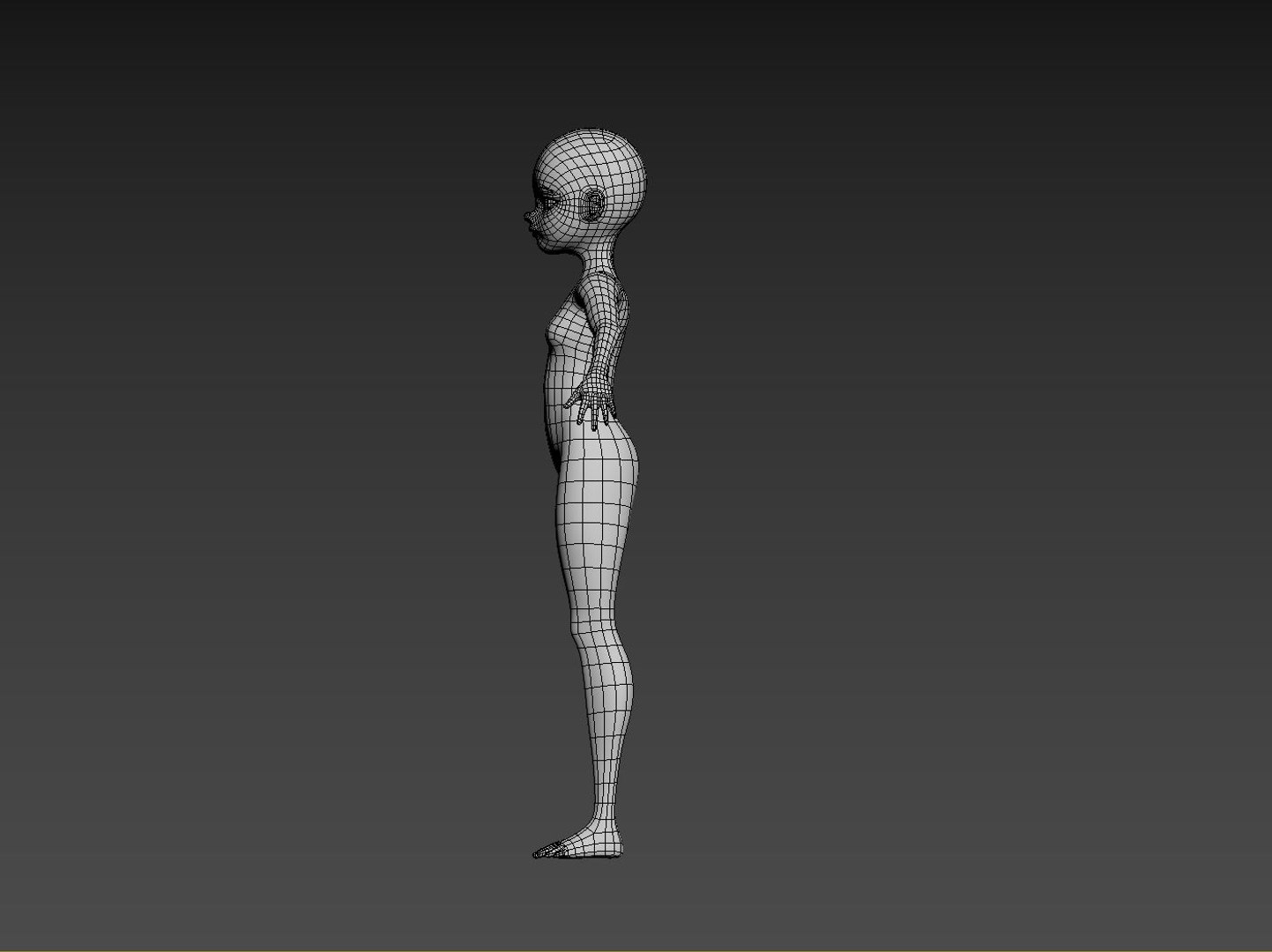 3D Cartoon Female Basemesh - TurboSquid 1579691