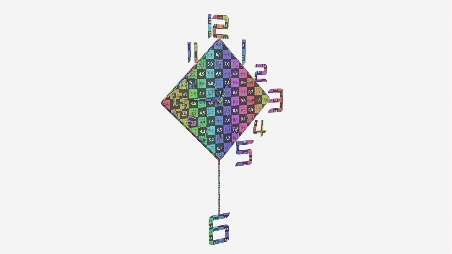 3D Modern Design Large Wall Clock 10 model - TurboSquid 1934326
