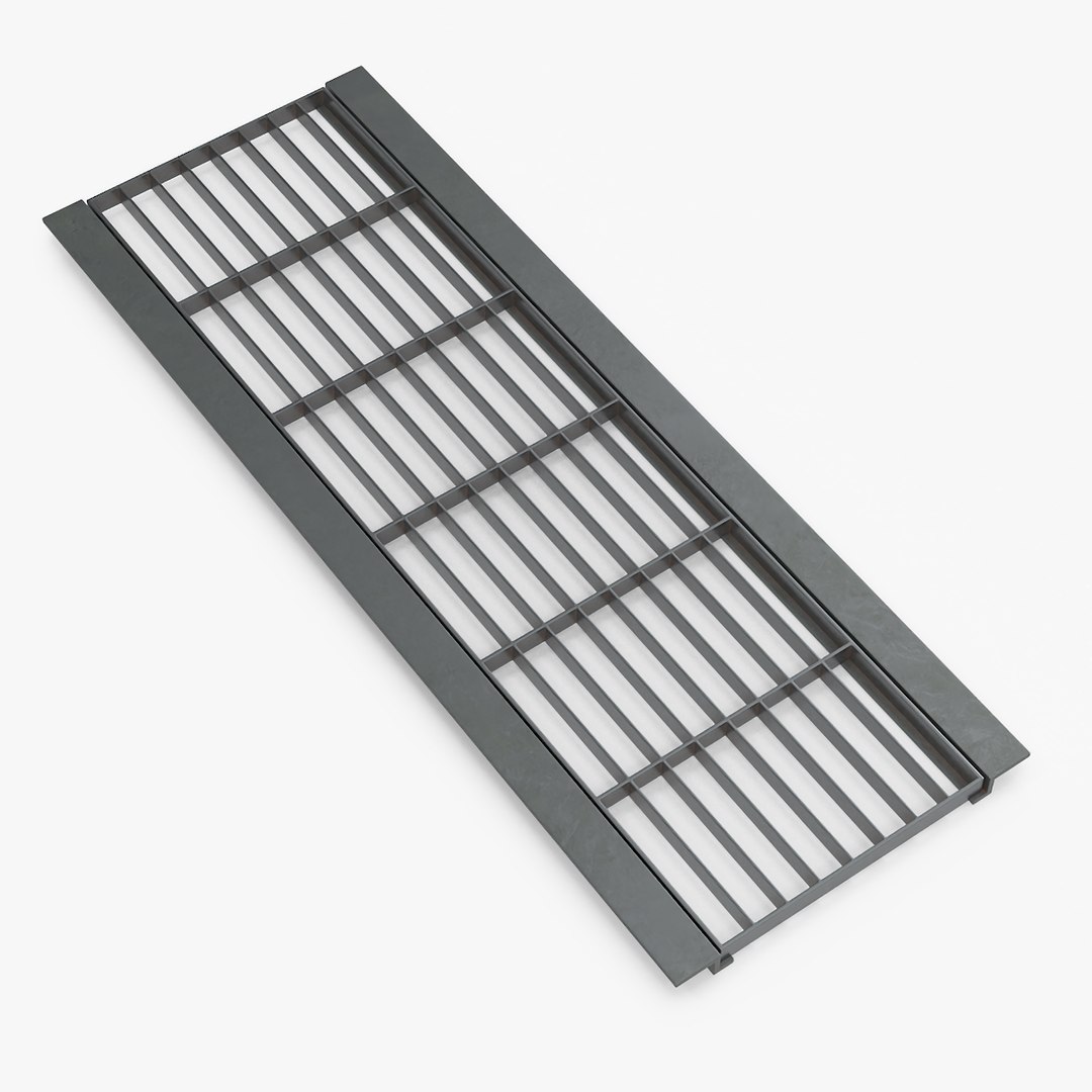 Metal Street Sewer Cover 3D model preview