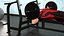 3D model Athlete Bench Press Pose