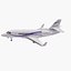 Dassault Falcon 2000LXS. Animated. 6