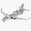 Dassault Falcon 2000LXS. Animated. 6