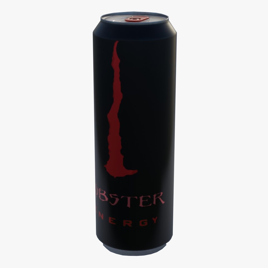 3D Lobster Energy Can TurboSquid 1983114