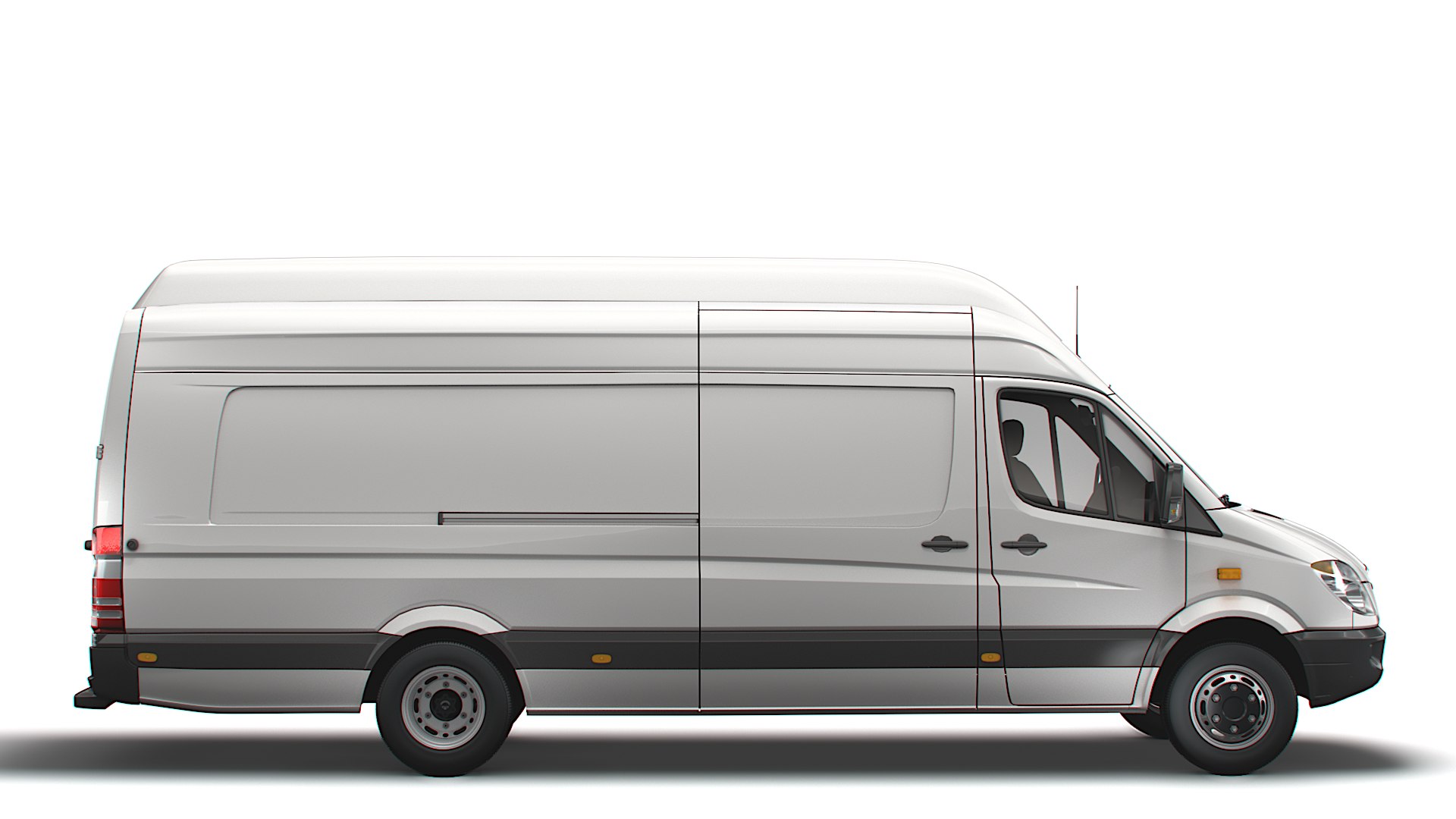 3D Mercedes Sprinter Cargo Van L4H3 2008 Model - TurboSquid 1980100