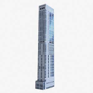W Downtown Building Low Poly PBR