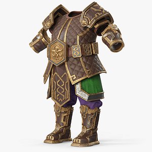 Fantasy Dwarf Armor model