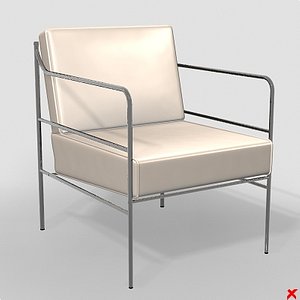 3d model armchair chair