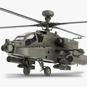 ah-64 apache helicopter model