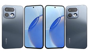 Realme 16 Pro 5G Blue 3D model