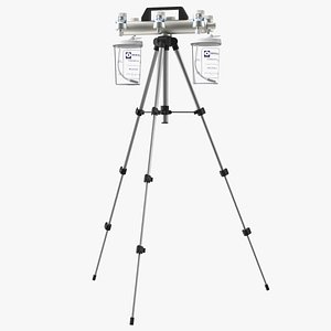 Oxygen Portable System for 6 Patients 3D model