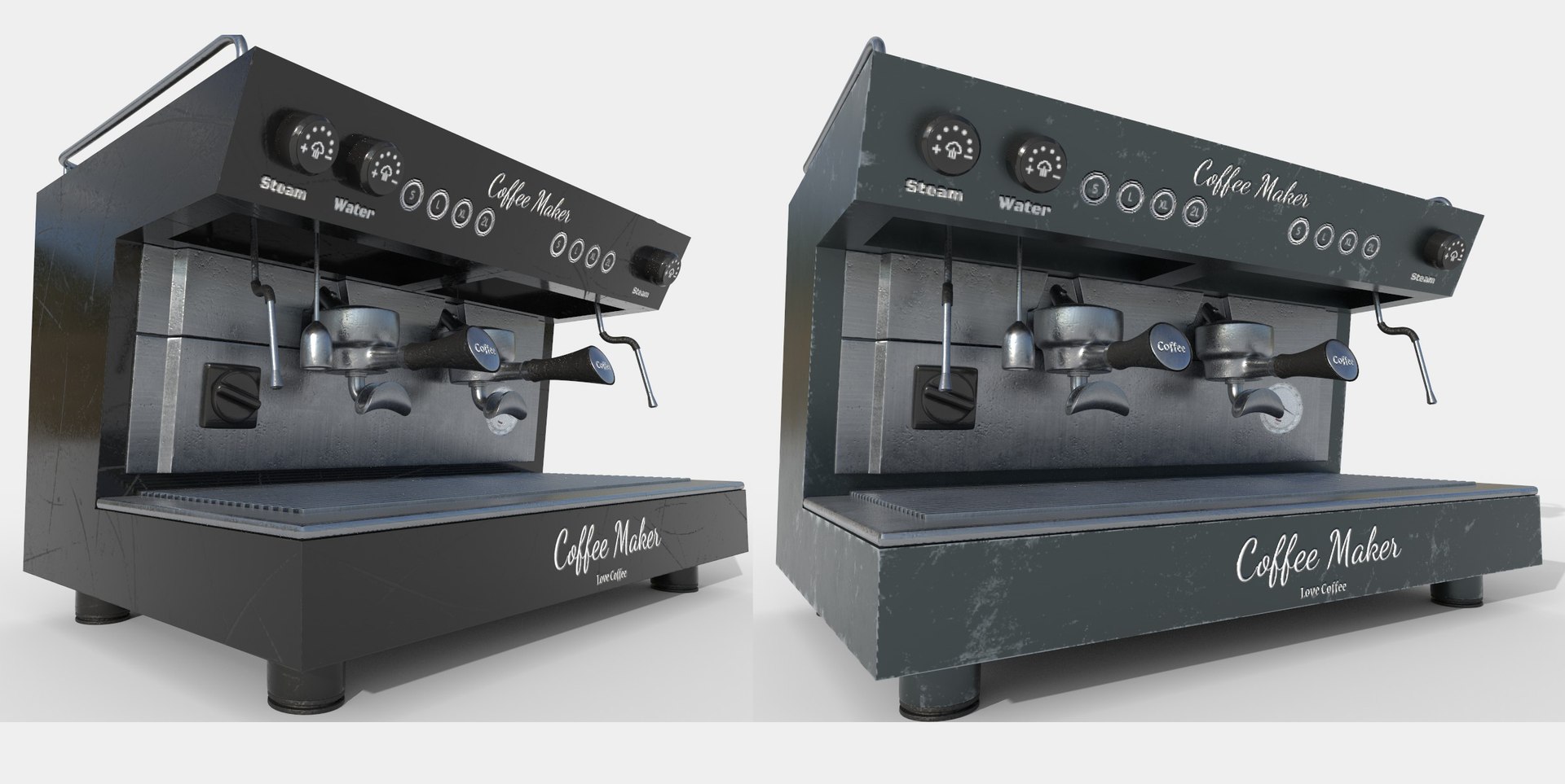 3D Model Coffe MachinewithTexture - TurboSquid 2046348