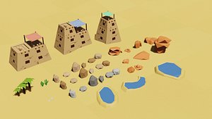 Low Poly Desert Pack