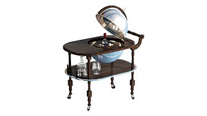 Wine Rack Dining Car 010 3D model