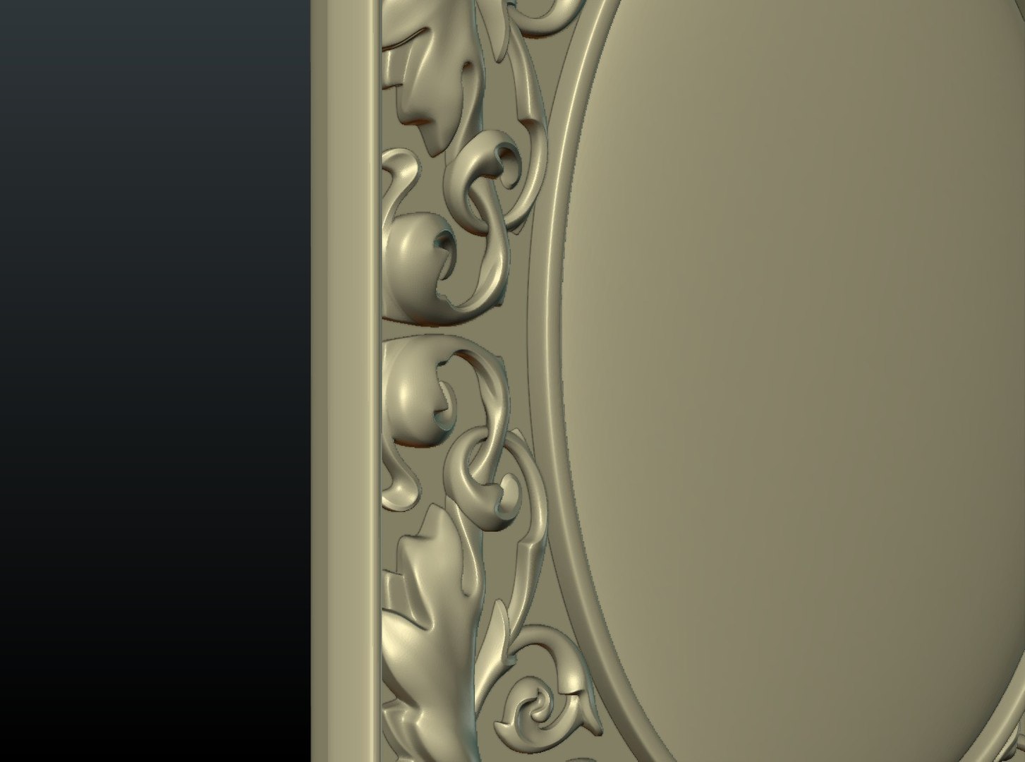 3D baroque panel - TurboSquid 1291837