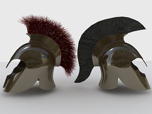 greek soldier helmet 3d max