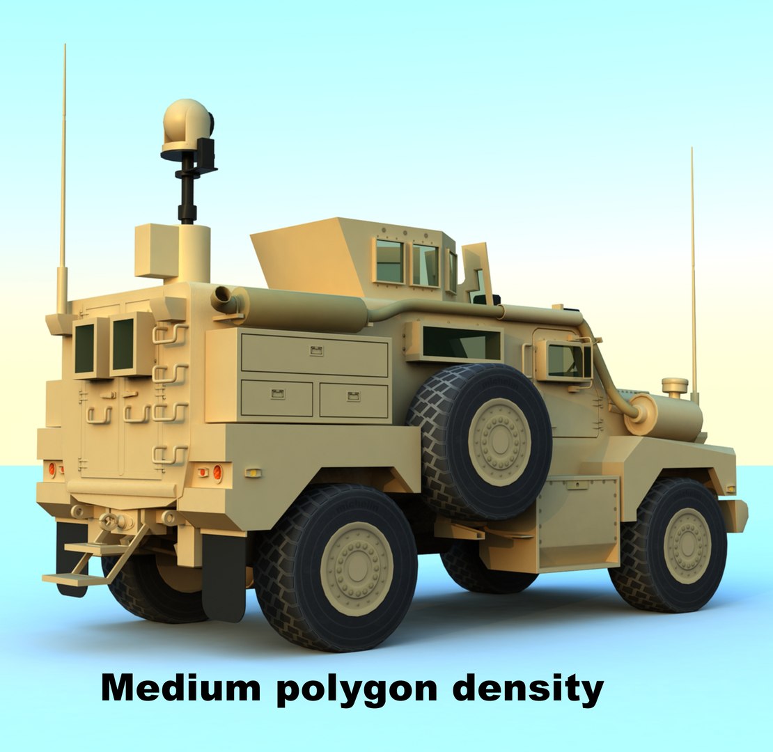 Cougar H Mrap 3d Model