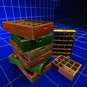soda flat crate 01 3ds