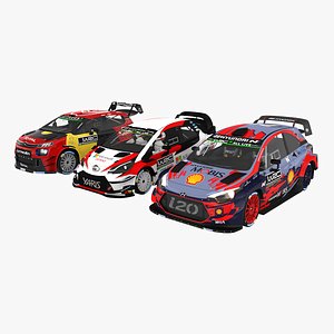 3D pack fia world rally model
