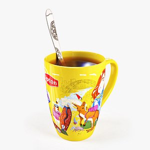3d model lipton cup spoon australia