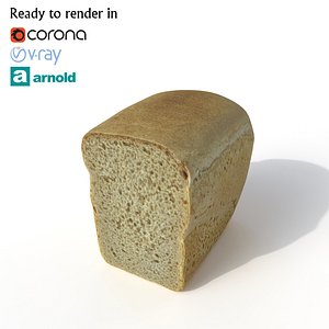 3D bread photogrammetry arnold