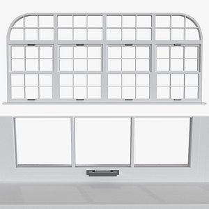 3D Large Window with Rounded Corners