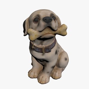 dog statue model