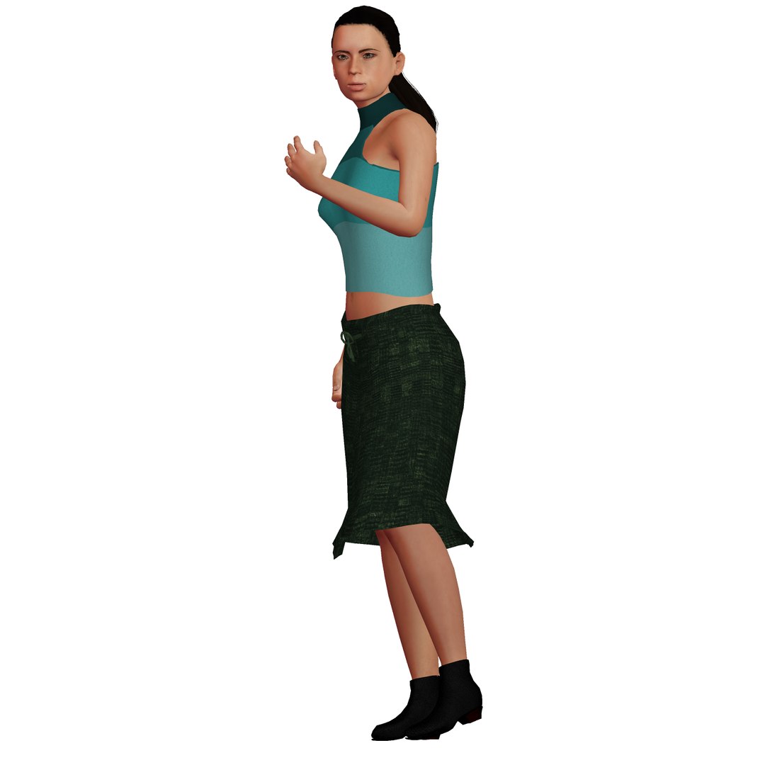 3D adult female rigged character - TurboSquid 1581147