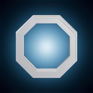 Hexagonal Mosaic Photo Frame 3D Print Model model