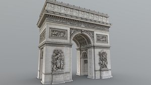 Arc de Triomphe Paris - photogrammetry 3D model