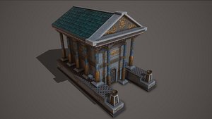 ancient temple 3D model
