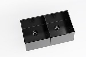 sink double bowl 3D