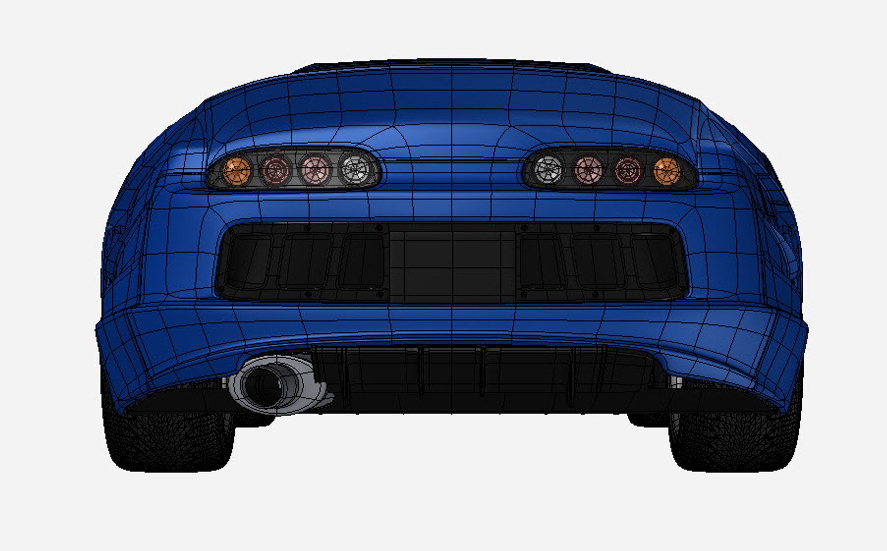Toyota Supra S900 3d Model