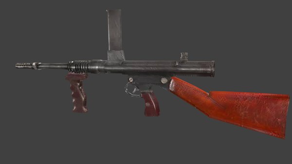 3d owen gun model