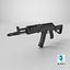 3D AK-205 Assault Rifle Kalashnikov 200 Series