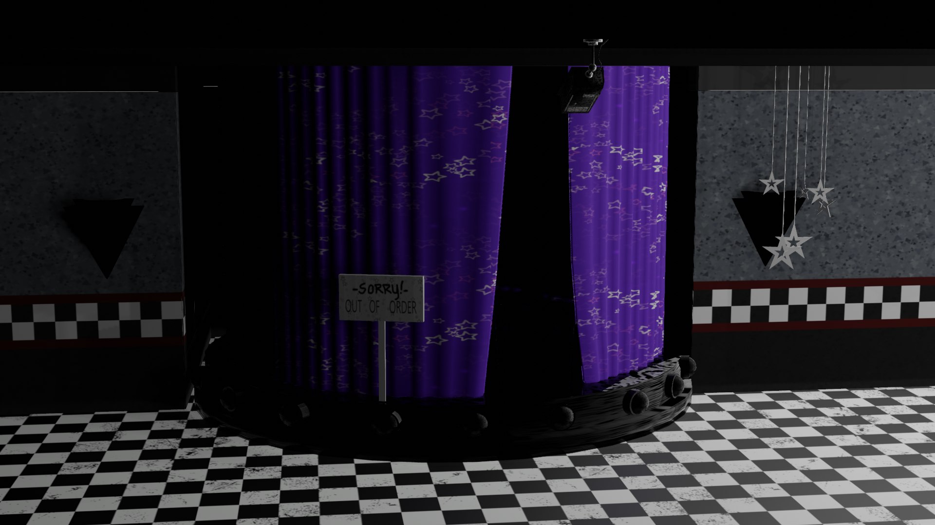 Fnaf 1 Map Complete Model - TurboSquid 1831780