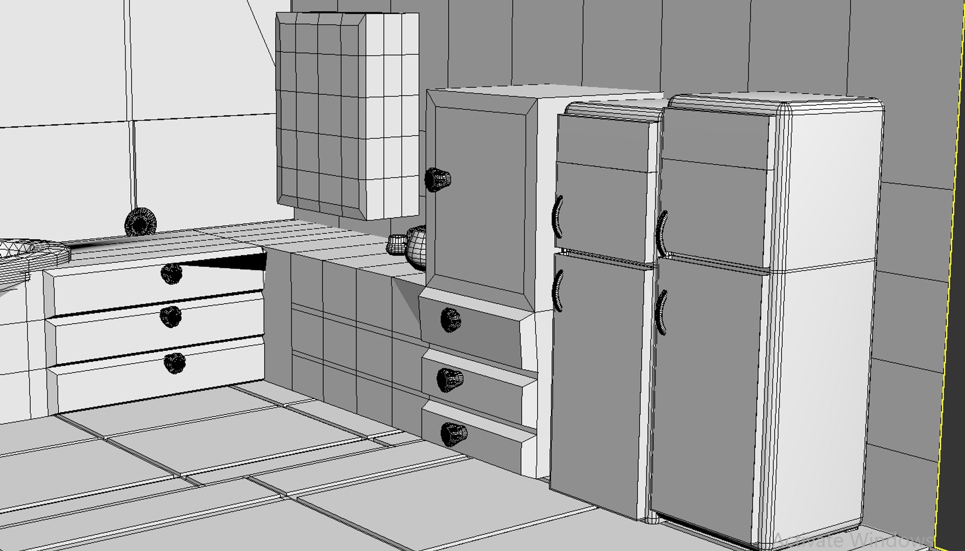 Kitchen Unit Model - TurboSquid 1503192