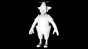 Pierrot 3D model