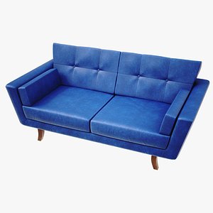lightwave sofa krokusar 3D model