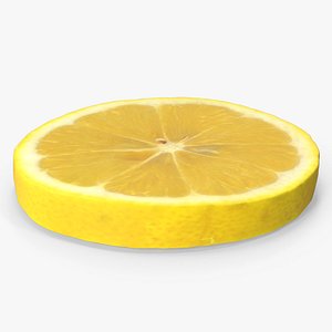 3D model Slice Of Lemon