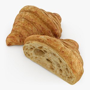 3D model Croissant Cut